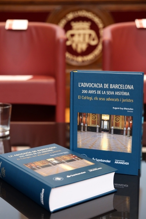 Eugeni Gay Montalvo presenta su libro ''La Abogacía de Barcelona 200 años de su historia; El Colegio, sus abogados y juristas''